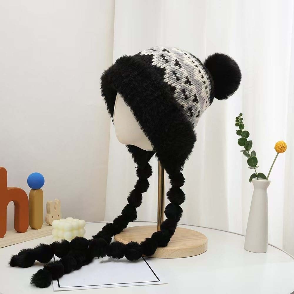 Winter Trapper Hat - Topi musim dingin wanita dengan penutup