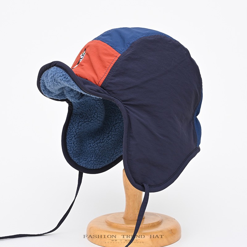 Corduroy Cap 5 Panel - 1 buah Topi Bomber Retro Patchwork