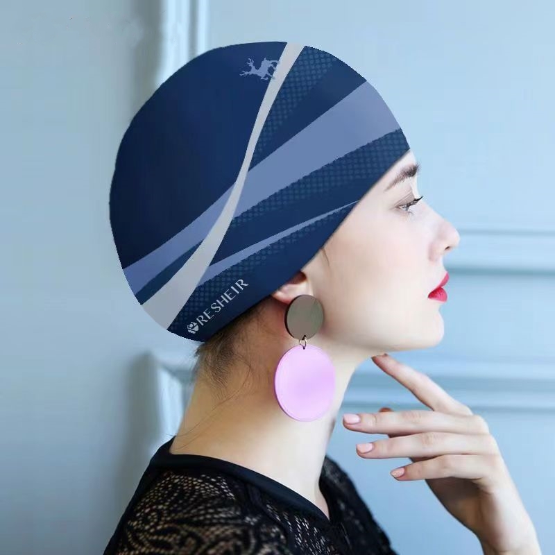 Swim Hat Silicone - Topi renang silikon wanita, tutup kepala