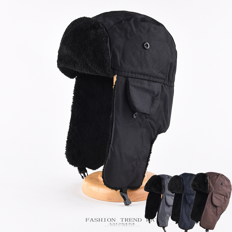 Winter Trapper Hat - 1 buah topi musim dingin pria