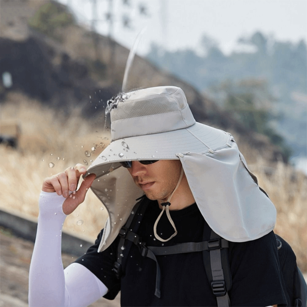 Topi Pria Wanita Bahan Kain Se - Bucket Hat Cotton ulasan dan harga