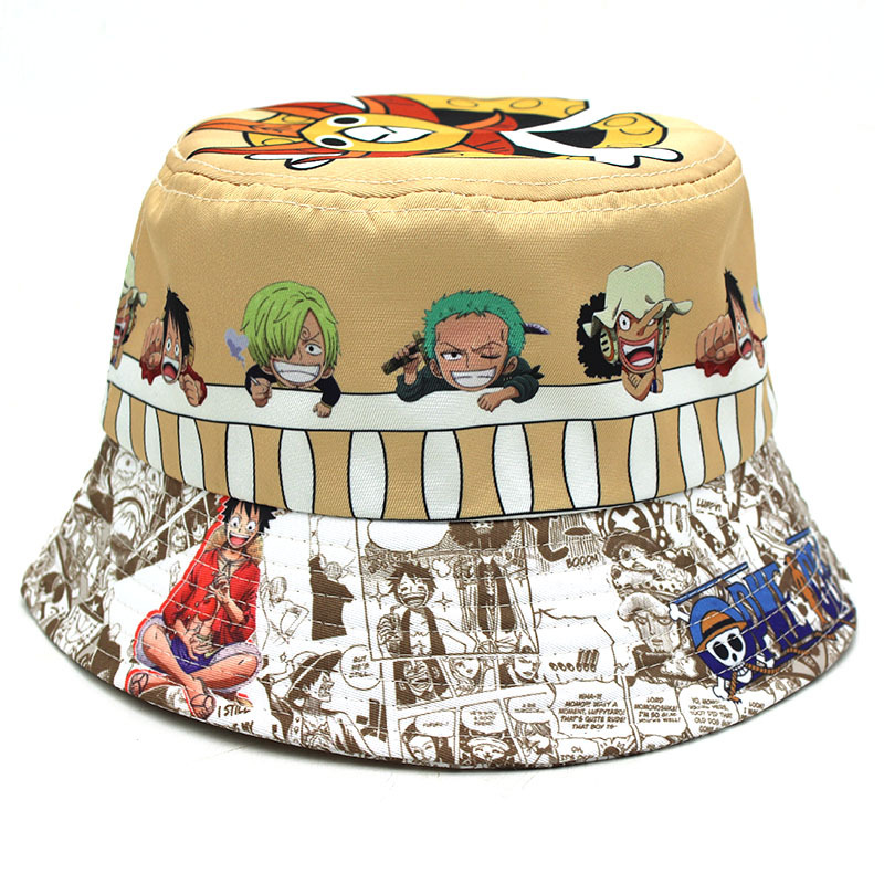 Topi Nelayan Lucu Kartun One P - Bucket Hat Cotton ulasan dan harga