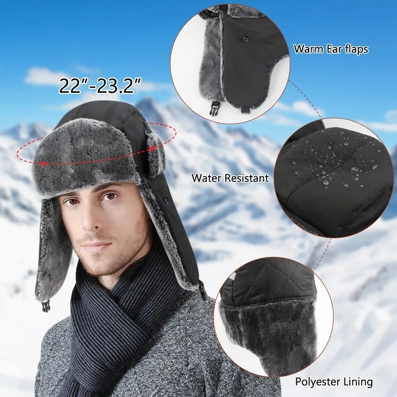 Topi Ushanka Militer Tentara S - Winter Trapper Hat ulasan dan harga