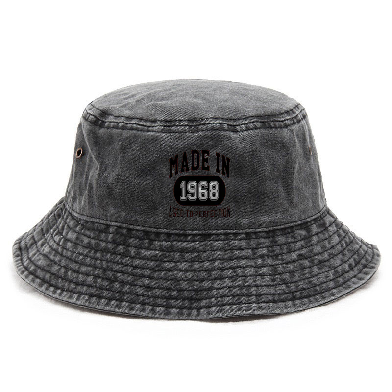 Topi Bucket Katun Vintage, Top - Bucket Hat Cotton ulasan dan harga