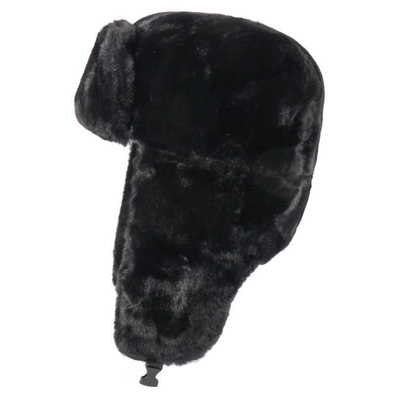 SupSindy Lencana Soviet Ushank - Winter Trapper Hat ulasan dan harga