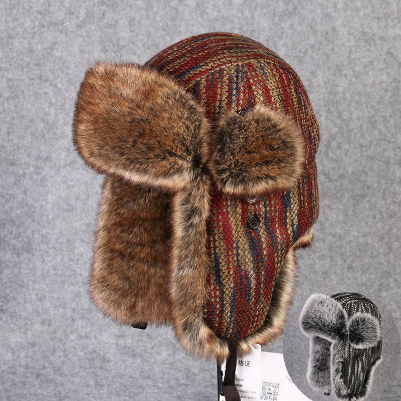 B-8433 Pria Bomber Topi Rex Ke - Winter Trapper Hat ulasan dan harga